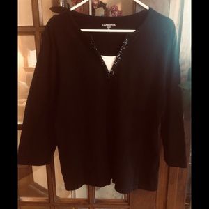 Croft & Barrow Blingy Top